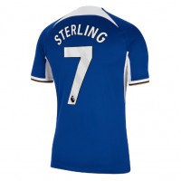 Fotballdrakt Herre Chelsea Raheem Sterling #7 Hjemmedrakt 2023-24 Kortermet